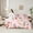 Pink Green Red, variant on jejeloiu Cute Nutcracker 7-Piece Bedding Comforter Set,Pink Geometric Stripe King Bedding Sets,Merry Christmas Bed Sheets For Girls Kids,Breathable Home Decor Reversible