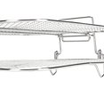 thumbnail image 2 of Xirurus 2-Layer Stainless Steel Fryer Rack, Dishwasher Safe Grilling Accessory for Ninja Foodi Grill AG301 AG302 AG400, BPA-Free Multi-Purpose Toasting Rack (7.9 x 7.9 x 3.5 inches / 20 x 20 x 9 cm), 2 of 9
