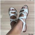 thumbnail image 2 of Sandalias planas de gran tamaño para mujer, cómodas, transpirables, informales, para playa, verano, 2 of 4