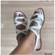 thumbnail image 2 of Sandalias planas de gran tamaño para mujer, cómodas, transpirables, informales, para playa, verano, 2 of 4