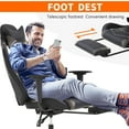 thumbnail image 6 of PayLessHere Camo Gaming Office Chair - Ergonomic PU Leather w/Lumbar Support & Footrest，Rolling Swivel, 6 of 7