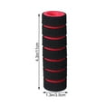 thumbnail image 3 of Pungan Non- Foam Bike Handlebar Grips for , Red, Comfortable 4.33" x 1.18" x 1.18" Grip Covers, 3 of 10