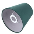 thumbnail image 3 of COMPUKAS Green Fabric Ceiling Lampshade - Soft Light Cover for Cozy, Warm Home Ambiance, 1 Piece Decorative Lighting Accessory, 3 of 6