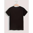 thumbnail image 3 of T-Shirt à Imprimé Ruban Rose pour Femmes, Col Rond Manches Courtes, Coupe Ample Confortable, Mode Printemps/été, Longueur Régulière, Style Pull pour Adultes, Hommes, Femmes, Adolescents, Adolescents, 3 of 6