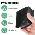thumbnail image 2 of Uxcell 4-Pack Tapas de Pierna Cuadradas para Muebles, Tapas de Pierna de 2.36" (60mm) para Sillas/Mesas/Camas, 2 of 7