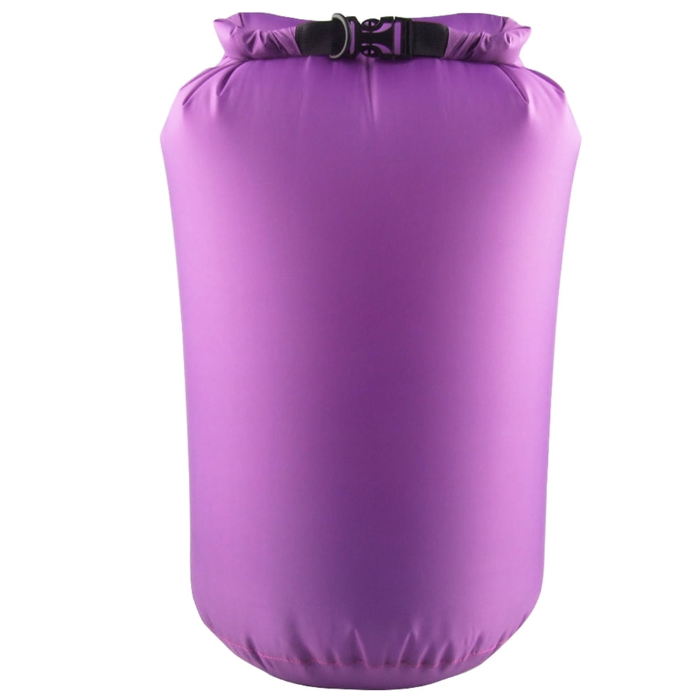 Dualoai 2 Pieces 75L Waterproof Compression Bag Dry Sack for Camping Purple