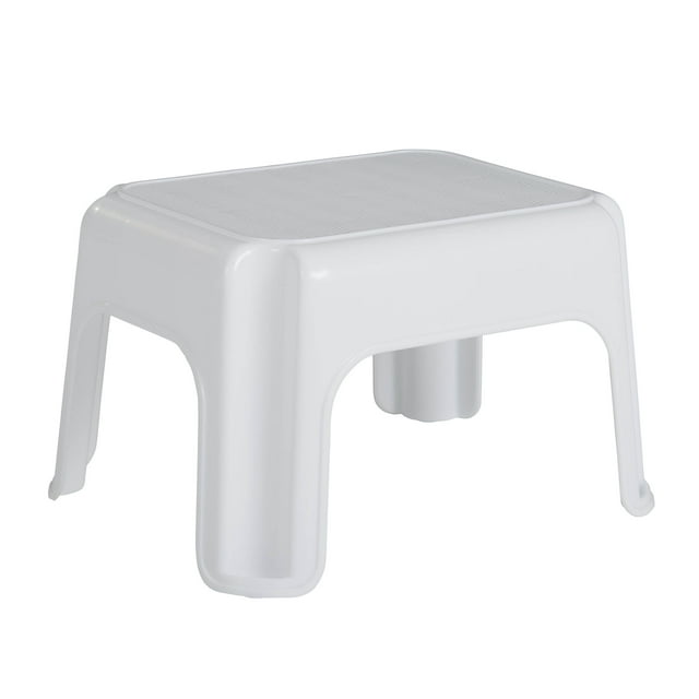 Rubbermaid Plastic Step Stool, Small, White