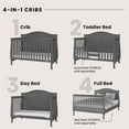 thumbnail image 4 of Child Craft Camden Crib, Dresser and Nightstand Nursery Set, 4-in-1 Convertible Crib, Matte White, 3-Piece, 4 of 9