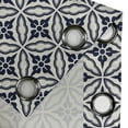 thumbnail image 4 of Ambesonne Geometric Grommet Curtain, Japanese Mandala, 50" x 120", Dark Blue Cream, 4 of 6