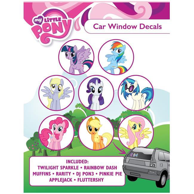 Officially Licensed 5" My Little Pony FLUTTERSHY Car Window Sticker Decal 
