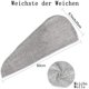 thumbnail image 3 of CestMall Turban Handtuch 2 Stück Verdickt Wrap Turban Haartrockentuch Kopfhandtuch mit Knopf Super Absorbent Mikrofaser Schnell trocknend, Für Alle Haartypen,65 * 25cm Vhermosa OTTO-LKX-2572, 3 of 6