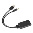 thumbnail image 2 of Cable adaptador receptor Bluetooth 5.0 USB + puerto de 3,5 mm Audio estéreo para altavoz auxiliar de coche universal, 2 of 14