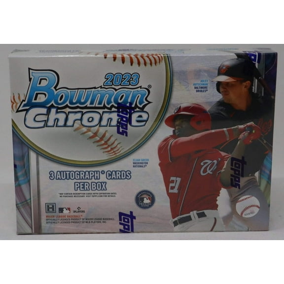 2023 Bowman Chrome Baseball Box (HTA) (3 Autos)