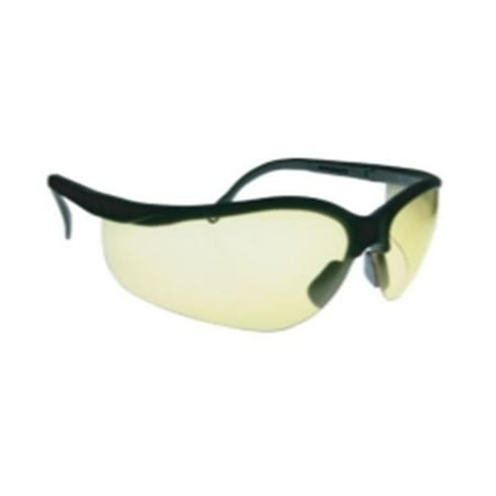 

ISN CSUT5800-CAF Safety Glasses Black Frame & Clear Lens