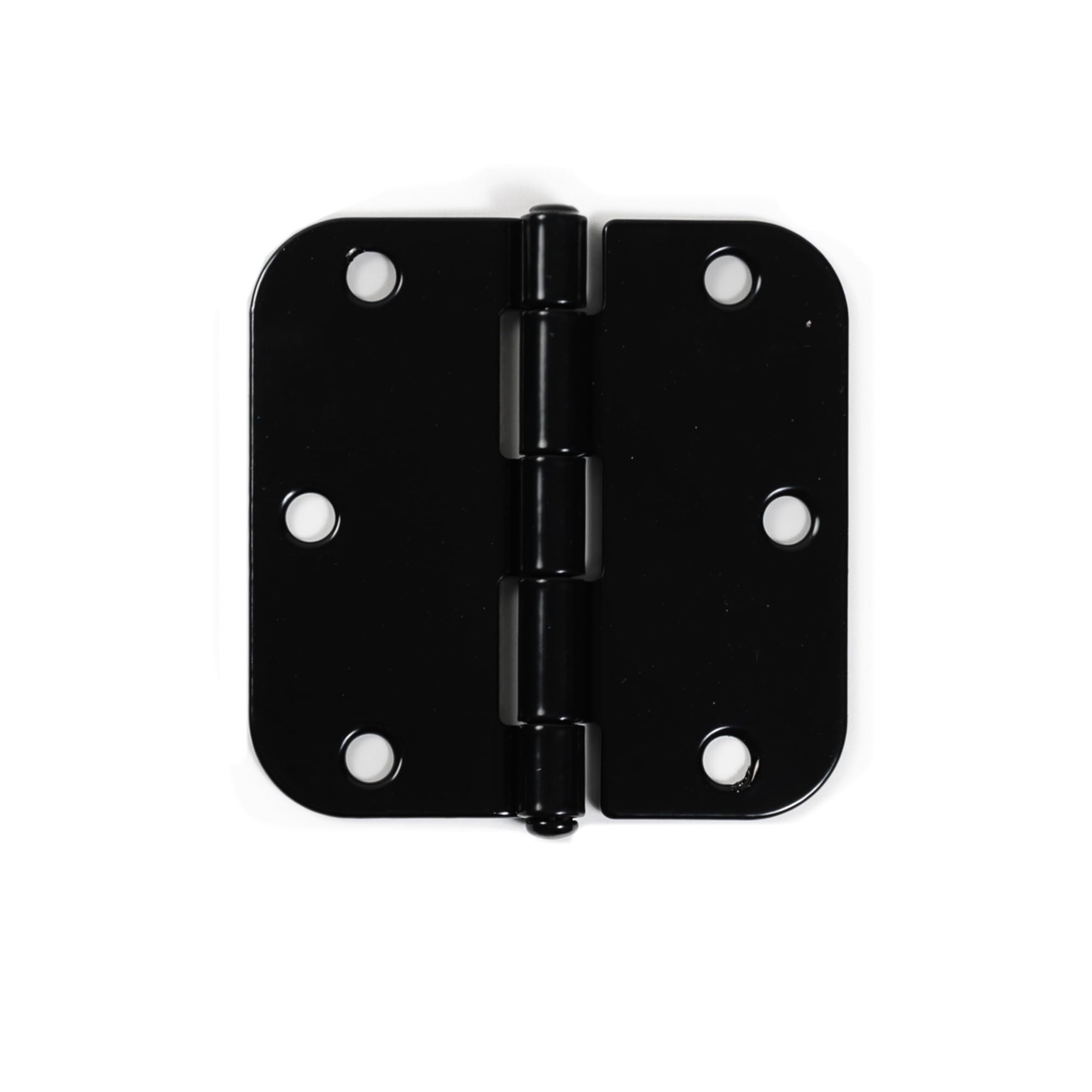 3-1/2" x 3-1/2" Rounded Butt Hinges, 6-Pack