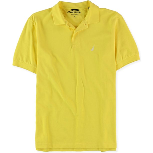 Polo de Rugby Nautica Classic Lique para hombre amarillo pequeño