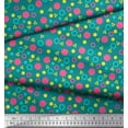 thumbnail image 3 of Soimoi Poly Georgette Fabric Circle,Dot & Triangle Geometric Print Fabric by Yard 42 Inch Wide, 3 of 3