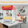 thumbnail image 5 of Ganeed Countertop Popcorn Machine - 2 Gallon Popper - 6oz Kettle, Old Maids Drawer, Warming Tray, Popcorn Scoop, Stainless Steel Accessories(Red), 5 of 10