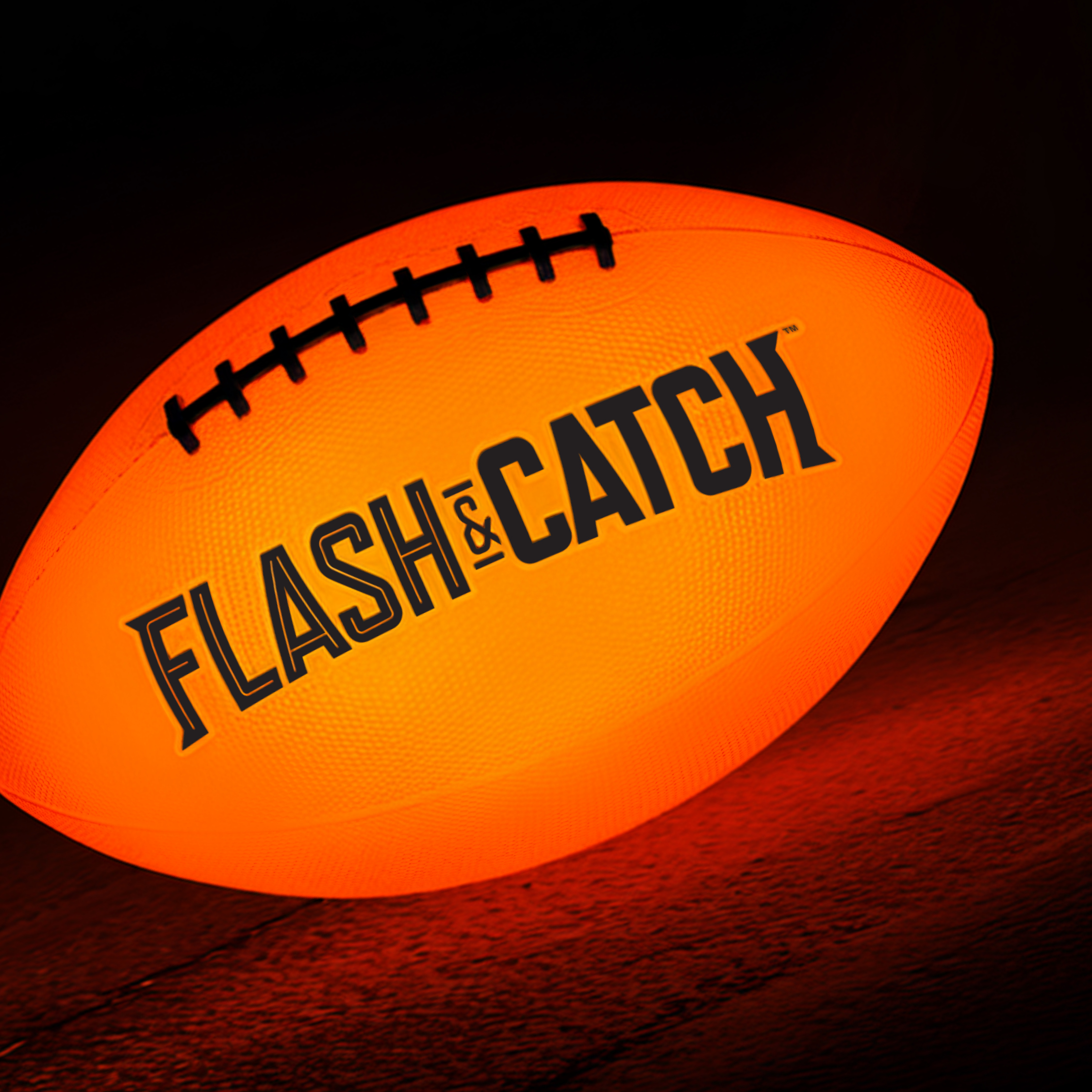 Light-up Football - NO 6 - Glow-in-the-Dark Ball - Outdoor Sports Gifts for Boys Ages 8-15+ Years