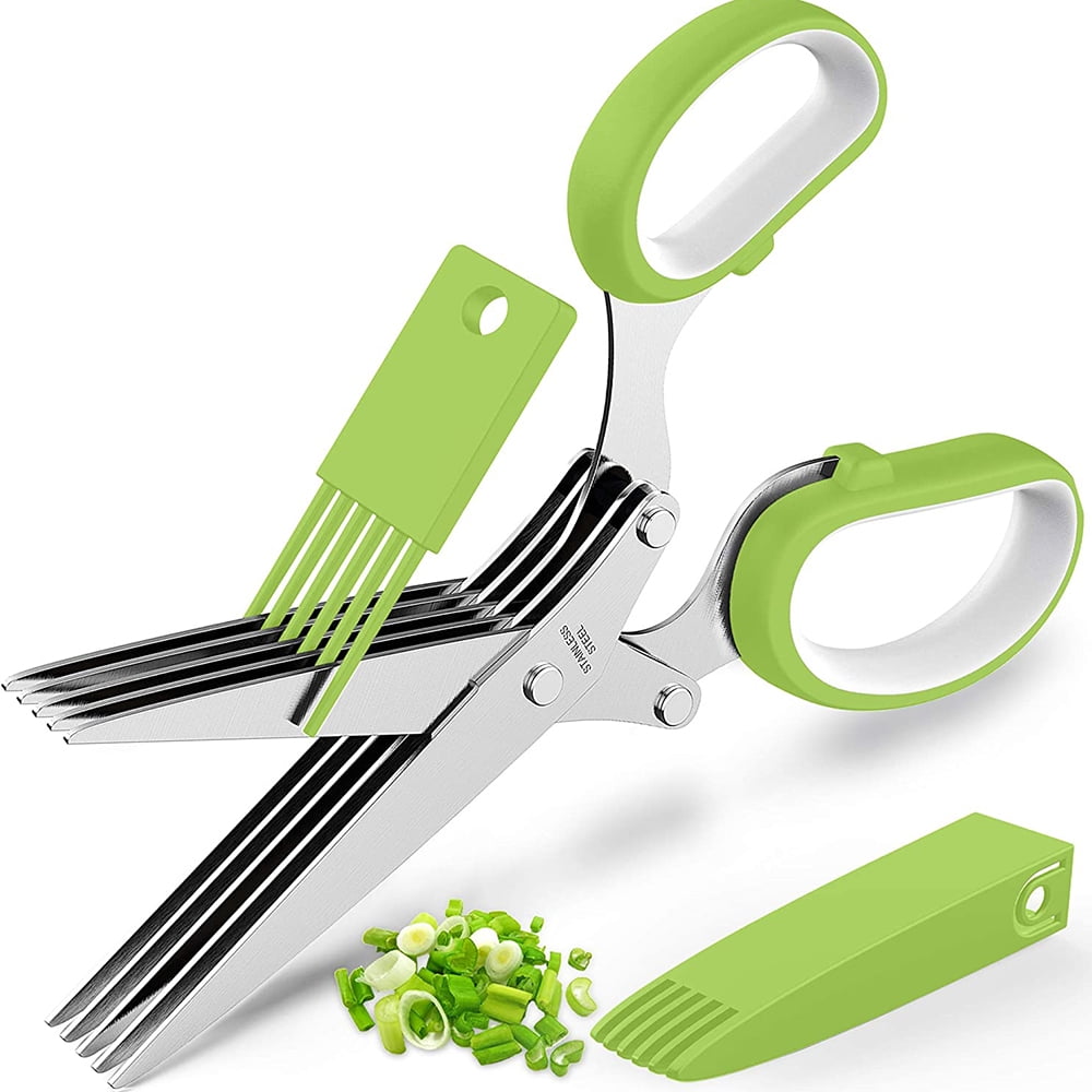 Herb Scissors Set Kitchen Gadgets for Cutting Fresh Garden Herbs