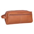 thumbnail image 1 of David King & Co 414T Grand Trousse de Rasage à Multiples Poches - Beige, 1 of 8