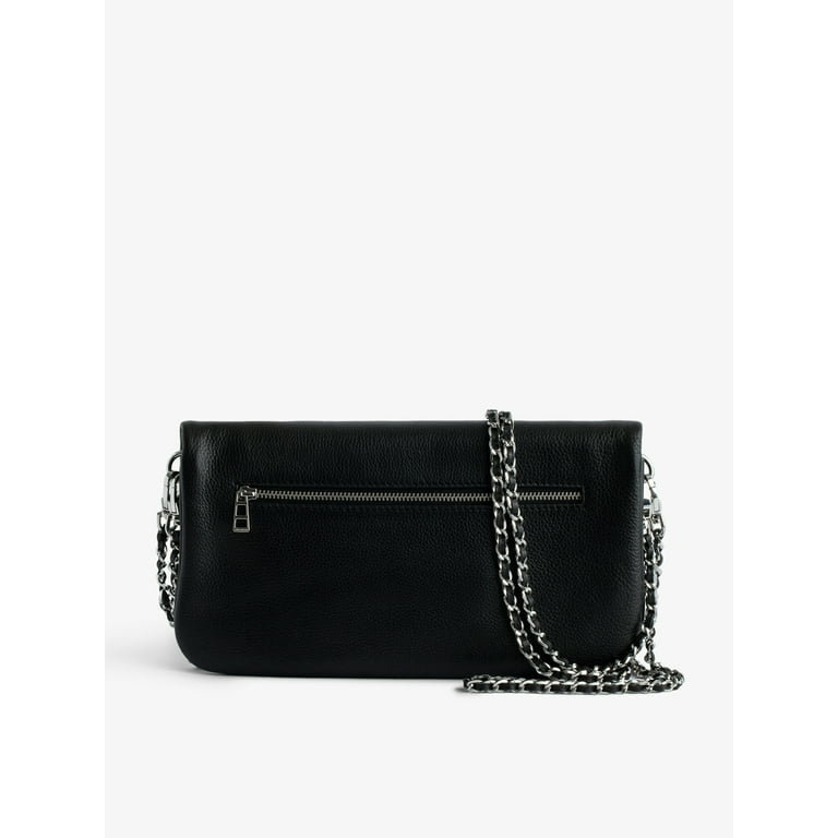 ショルダーバッグ・ポシェット ZADIG & VOLTAIRE Woman Shoulder bag Black LWBA03907 011 Zadig & Voltaire® Women's Rock Clutch in Black Leather Bag