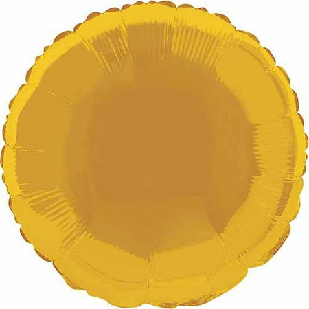 Kimono Gold Foil - Foil Balloon, Round, 18 in, Gold, 1ct