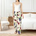 thumbnail image 5 of Pajama Pants Women, Cute Grape Pomegranate Sweatpants Soft Sleep Lounge Pants, Casual PJ Bottoms Pants with Pockets, 5 of 5