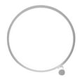 thumbnail image 2 of lionlar Round Desk Light USB 5W Dimmable Table Lamp Reading Lamp Night Light Bedroom White, 2 of 8