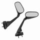thumbnail image 3 of Universal Motorcycle Rearview Mirrors Compatible with FZ1 Fazer 2007-2013 Side Mirror Set for Motorbike, 3 of 5