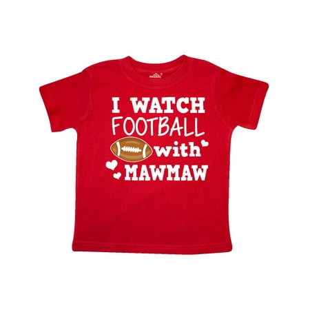 

Inktastic I Watch Football with My Mawmaw Gift Toddler Boy Girl T-Shirt