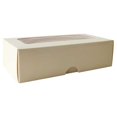thumbnail image 1 of Matsuzay Cajas de regalo de papel de 20 piezas Embalaje de maquillaje con caja de pastel de ventana para Almacenamiento y organización del hogar Beige, 1 of 6