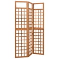 thumbnail image 4 of vidaXL Room Divider Freestanding Privacy Screen for Bedroom Solid Wood Fir, 4 of 6