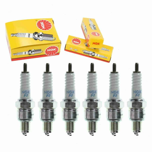 6 pc NGK 2430 Standard Spark Plugs for 94701-00354 98056-54718 Ignition Wire Secondary