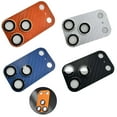 thumbnail image 2 of For iPhone 17 Series Carbon Texture Lens Protector Film, Tempered Glass Camera Cover with Scratch-Resistant Pattern, Easy Installation for Pro/Pro Max, Blue/Orange/White/Black, 2 of 8