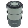 thumbnail image 2 of Thermal Lunch Box Thermal Lunch Box 2200ml Three Layer Detachable Compartment Design Portable 304 Stainless Steel Insulated Bento Box, 2 of 8