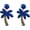 Blue, variant on Palm Tree Raffia earrings Boho Tropical Dangle Earrings for Women Lightweight Natural Grass Jewelry[c2849]