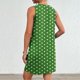 thumbnail image 3 of Vestido de Verano para Mujeres, Vestido de Cuello Redondo sin Mangas de Bolsillo de Impresión de Moda Casual Hecha de 95% Poliéster 5% Spandex para Primavera Verano, Vestido Sexy para Mujeres, 3 of 6