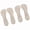 Faux leather apricot, variant on 2 Pairs Soft Gels Shoe Inserts For Women High Heels Sandals 3/4 Length Insoles Arch Support Cushion Pads