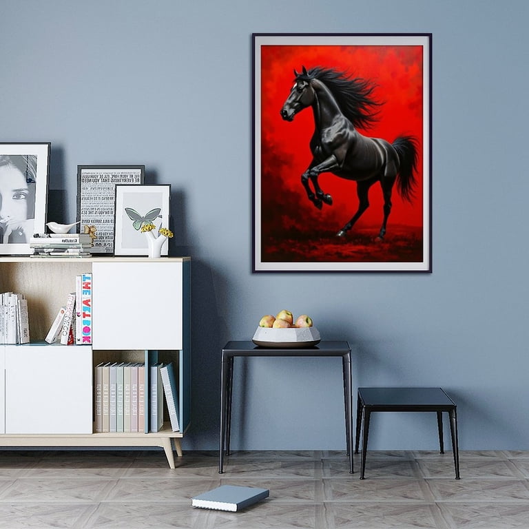 DPHERO DIY Hütte Diamant Painting Kits Bilder für Erwachsene Anfänger,5D Boot Diamond Painting Set,DIY Runde Steine Sonnenuntergang Spiegelung Diamant Kunst Kits, Diamant Art für Zuhause Dekor 30x40cm