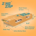 thumbnail image 3 of ZingZap Roach Glue Trap Cantaloupe 13-Pack, Capsulated Natural Ingredients Bait, 2X Faster Catch, Sticky Glue Trap for Roaches, Ants, Millipedes, Silverfish & Beetles, Children-&-Pet-Safe, 3 of 8