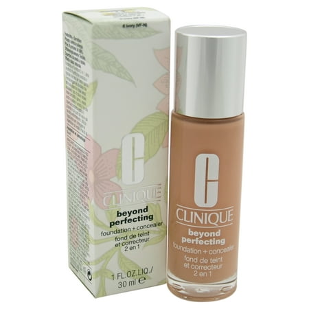 Beyond Perfecting Foundation + Concealer #6 Ivory (VF-N)-Dry Comb. To Comb. Oily by Clinique for Women - 1 oz Foundation +