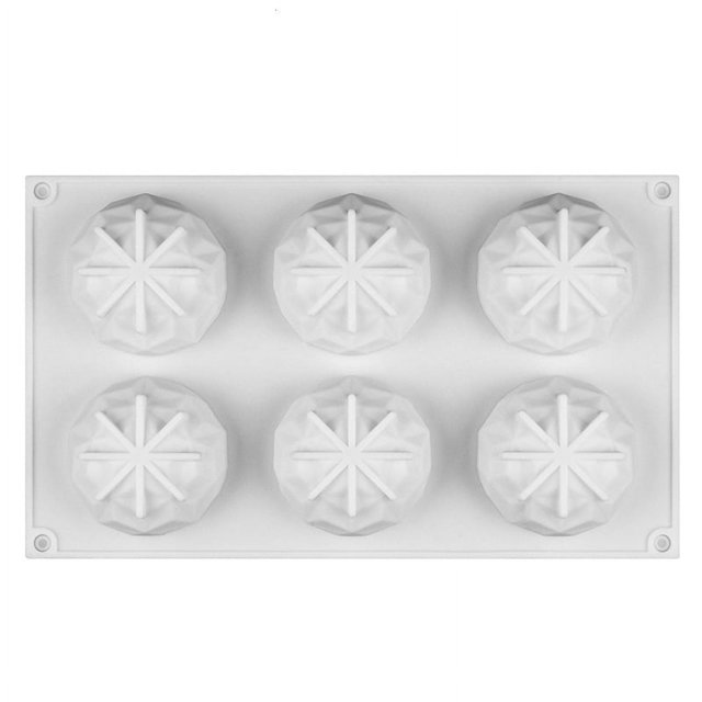 Molde de silicona para pasteles 3d6 Lian Diamond, herramienta para hornear pasteles de silicona, molde para pasteles antiadherente, molde para jabón, molde para muffins, masa para dulces de chocolate. oso de fresa Electrónica