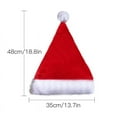 thumbnail image 2 of 1/6Pack Santa Hats Christmas Hats for Adults , LED Lighting UP Caps Family Winter Plush Xmas Santa Hats Cap for Christmas New Year Party Decor, 2 of 7
