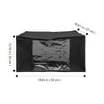 Clothes Bed Sheets Storage Box Transparent Bedding Organizer Closet