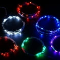 thumbnail image 3 of BalsaCircle 7.5 feet White 20 LED Fairy Lights Garland - Wedding Party Event Home Centerpieces Backdrop Decorations Supply, 3 of 7
