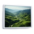 thumbnail image 2 of Designart "Majestic Vineyard Scenery I" Landscapes Floater Framed Canvas Art Print, 2 of 7