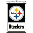 thumbnail image 3 of NFL Pittsburgh Steelers - Logo 21 Wall Poster with Magnetic Frame, 22.375" x 34", 3 of 5