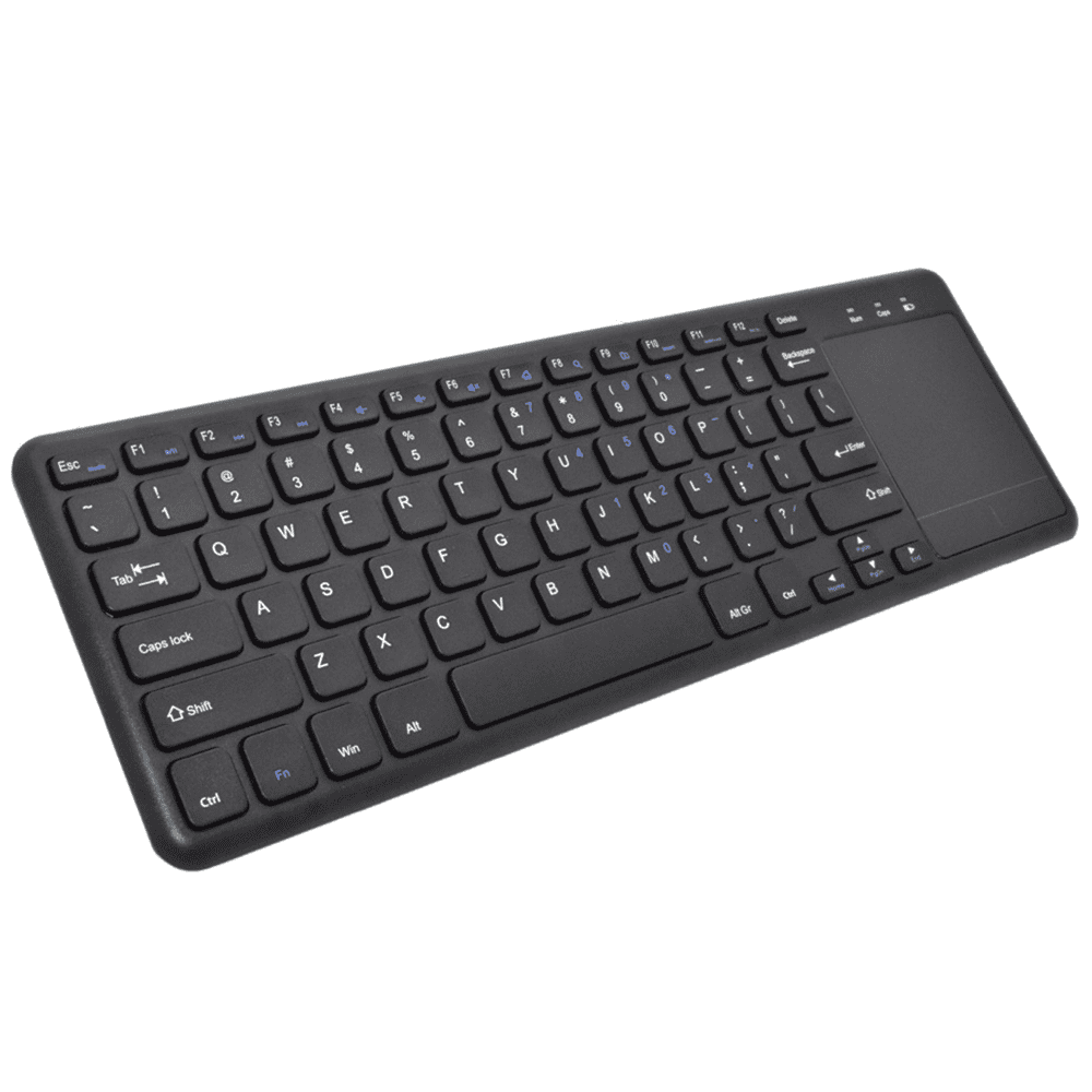 Keyboard with Touchpad, 2.4 GHz Connection Via USB Receiver