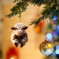 thumbnail image 2 of Pompotops Christmas Mini Tree Ornaments Acrylic Cow Decoration Ornaments, Cute Cow Pendant Home Decoration, Cute Acrylic Plateau Cow Pendant, Home Decoration Gifts, 2 of 4